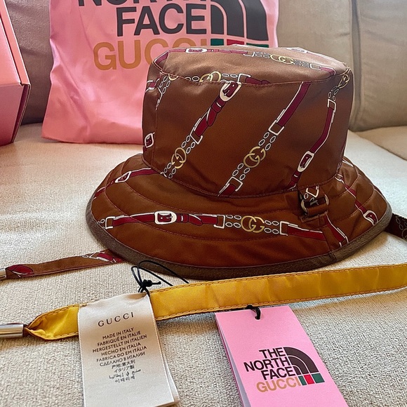 The North Face x Gucci Agar. Limited Edition. Reversible. Brown/Yellow (Small) - Picture 2 of 5